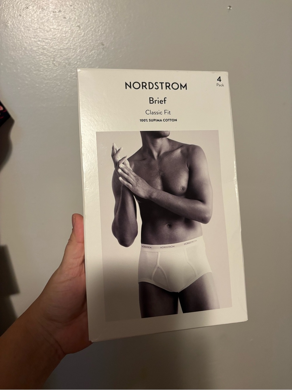 Nordstrom White Men’s Classic Fit Briefs - 4 Pack